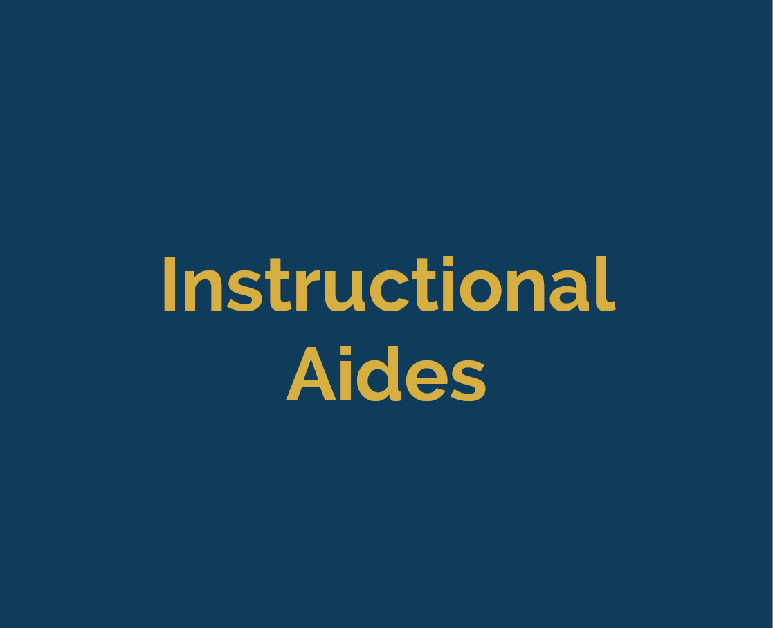 <b>INSTRUCTIONAL AIDES</b>